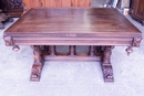 Renaissance style Table in Walnut, France 1900