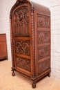 Gothic style Armoire in Walnut, France 1930