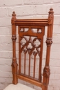 Gothic style Chair in Oak, France 19th century