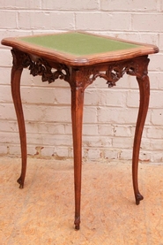 Small Louis XV style table in walnut