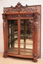 Renaissance style Display cabinet in Oak, France 19th century