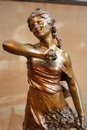 style  STOLEN IN THE NIGHT 16/09  AND 17/09/2017 BRONZE LEVASSEUR in Bronze, France 19th century