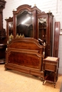 Louis XVI style Bedroom in mahogany and bronze, France 19th century