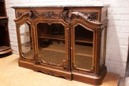 Top quality Regency style display cabinet signed GUERET PARIS