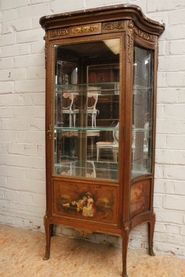 Vernis Martin bombe display cabinet