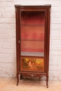 Vernis  Martin style Display cabinet in mahogany, France 19th century