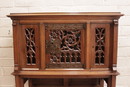 Gothic style Cabinet in Walnut, France 19th century