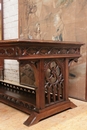Gothic style Desk in Walnut, France 19th century