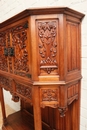Renaissance/Gothic style Cabinet in Walnut, France