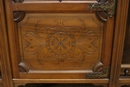 Henri II style Display cabinet in Walnut, France 1900