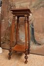 Henri II style Pedestal in Walnut, France 19th century