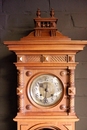 Henri II style Clock in Walnut, France 1900