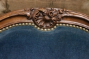 Louis XV style Bergere in Walnut, France 19th century