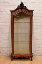 Louis XV style Display cabinet in Walnut, France 19th century