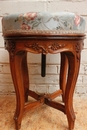 Louis XV style piano stool in Walnut, France 19th century