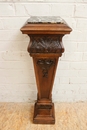 Regency style Pedestal in Walnut, France 19th century