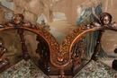 Renaissance style Arm chair in Walnut, France 19th century