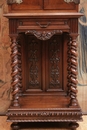 Louis XIII style Cabinet in Walnut, France 19th century