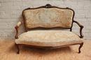 Louis XV style Seats in Walnut, France 19th century
