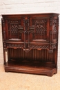 Gothic style Dinning set in Oak, France 19th century