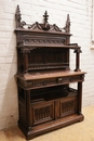 Gothic style Dinning set in Walnut, France 19th century