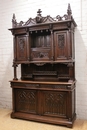 Gothic style Dinning set in Walnut, France 19th century