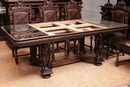 Renaissance style Dinning set in Walnut, France 19th century