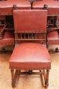 Henri II style Chairs in Walnut, France 19th century