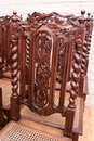 Hunt style Chairs in Oak, France 19th century