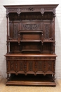 Renaissance/Gothic style Dinning set in Walnut, France 19th century