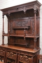 Renaissance/Gothic style Dinning set in Walnut, France 19th century