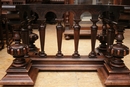 Renaissance style Dinning set in Walnut, France 19th century