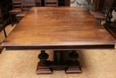 Renaissance style Dinning set in Walnut, France 19th century