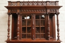 Renaissance/Gothic style Dinning set in Walnut, France 19th century