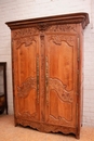 style Armoire in Oak, France 18th century