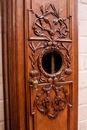 Louis XVI style Clock in Oak, Liege 18th century