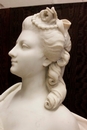 style Statue in cararra marble, France 19th century