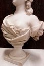 style Statue in cararra marble, France 19th century