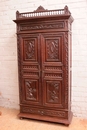 Breton style Armoire in chestnut, France 1900