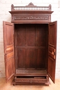 Breton style Armoire in chestnut, France 1900