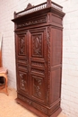 Breton style Armoire in chestnut, France 1900