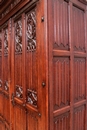 Gothic style Armoire in Oak, France 19th century