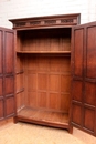 Gothic style Armoire in Oak, France 19th century