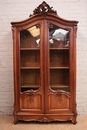 Louis XV style Bookcase in Walnut, France 19th century