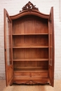Louis XV style Bookcase in Walnut, France 19th century