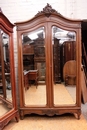 Louis XV style Armoire in Walnut, Belgium 19th century