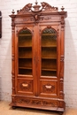 Renaissance style Bookcase in Walnut, France 19th century