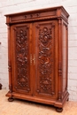 Renaissance style Cabinet in Walnut, France 19th century