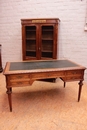 Louis XVI style Office set in mahogany & bronze, France 1900