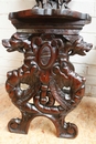 Renaissance style Side chairs in Walnut, France 19th century
